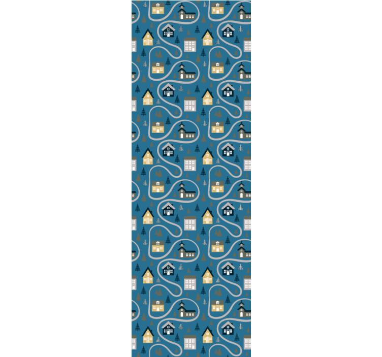 Estor enrollable infantil mapa de la ciudad - TenVinilo