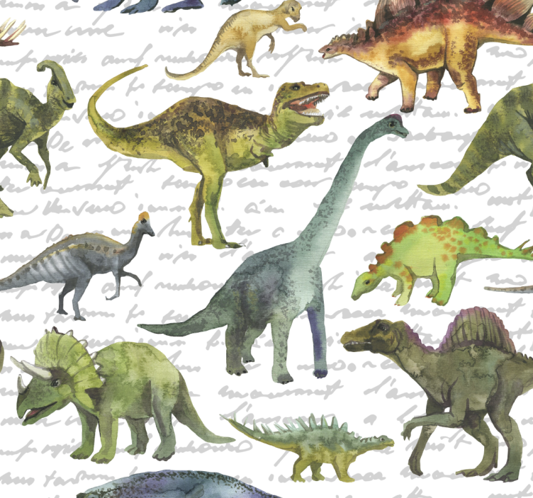 Estor enrollable infantil dinosaurios realistas - TenVinilo