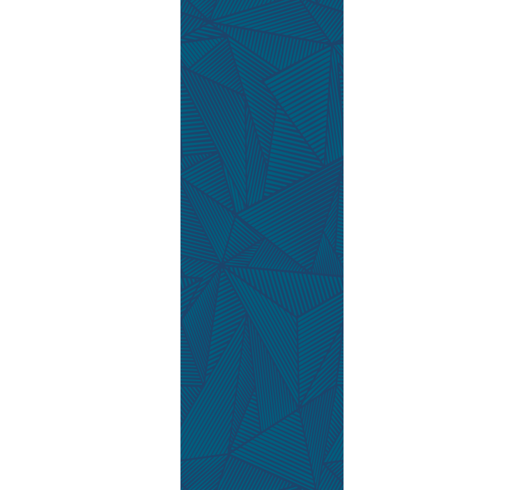 Estores enrollable oficina patrón geométrico azul - TenVinilo