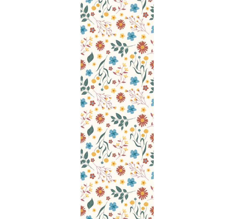 Estores enrollable oficina flores y plantas - TenVinilo