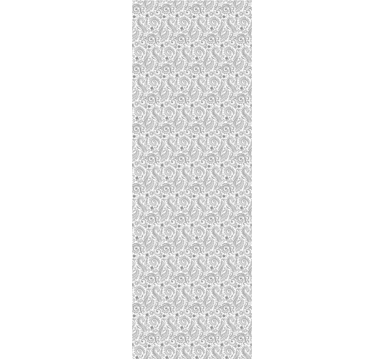 Estores enrollable oficina flores ornamentales vintage - TenVinilo