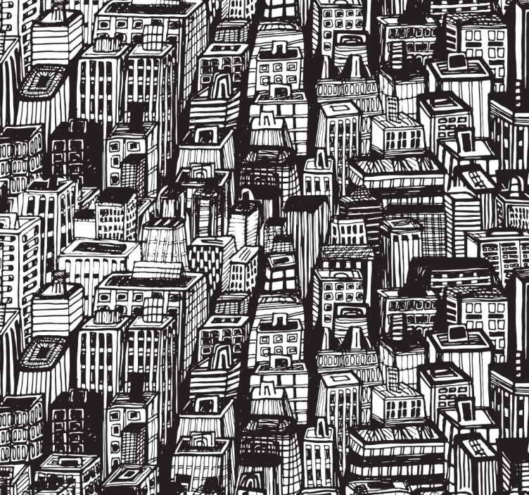 Estores enrollables oficina rascacielos de nueva york - TenVinilo