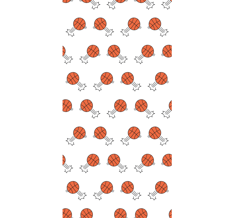 Estor enrollable juvenil fondo de balones dibujados - TenVinilo