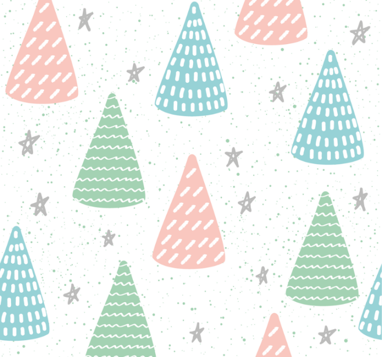 Estor enrollable juvenil estrellas y troncos grises - TenVinilo