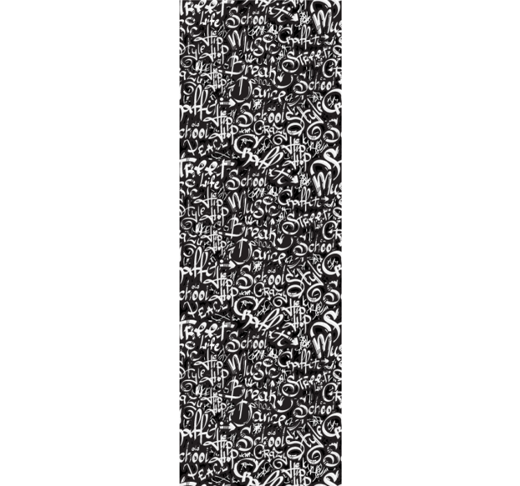 Estor enrollable juvenil diseño de graffiti - TenVinilo