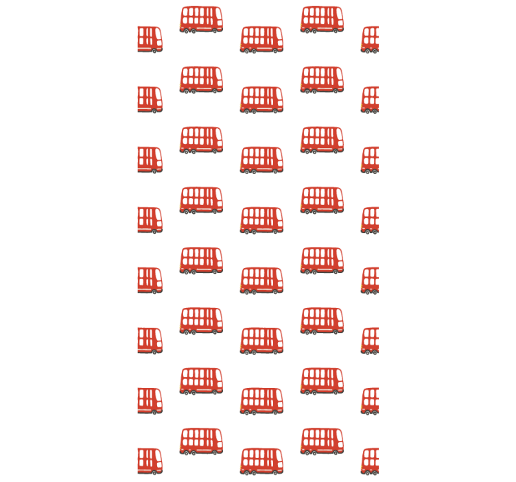 Estor enrollable juvenil patrón autobús de londres - TenVinilo