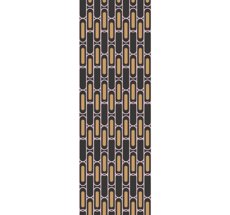 Estor enrollable moderno diseño de líneas geométricas - TenVinilo