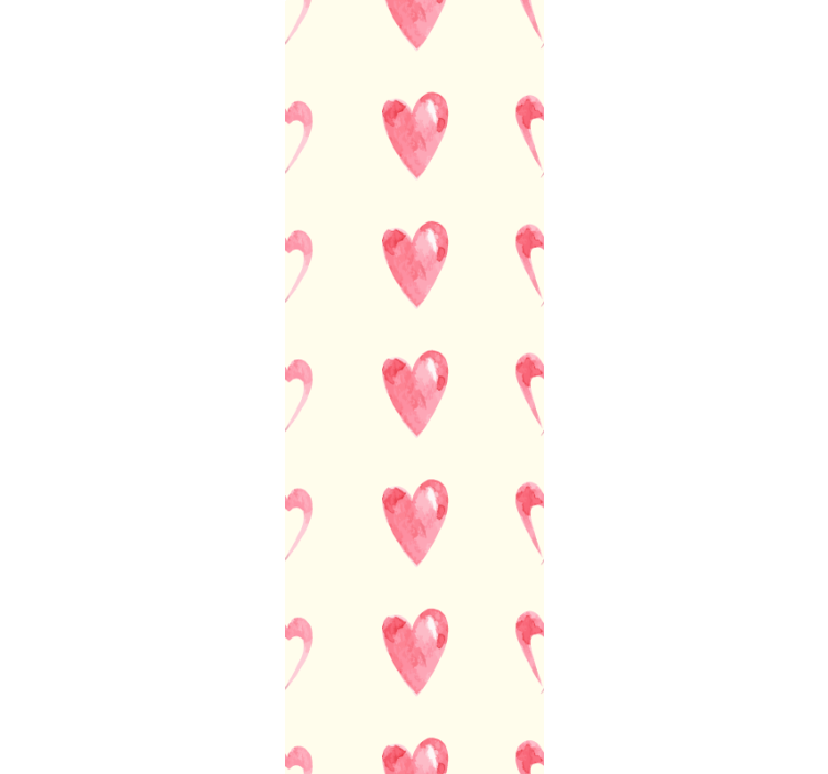 Estor enrollable moderno corazones desperdiciados - TenVinilo