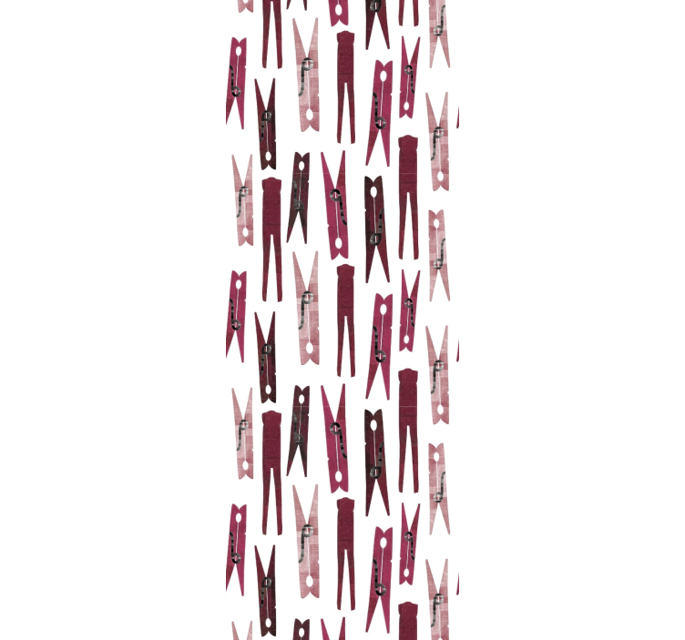 Estor enrollable moderno diseño de pinzas de ropa - TenVinilo