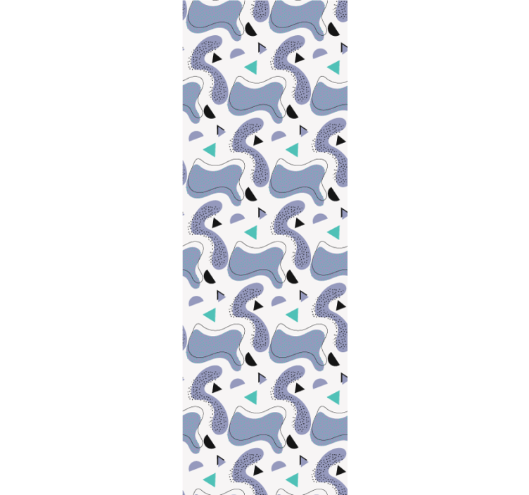 Estor enrollable moderno modelo memphis con fondo blanco - TenVinilo