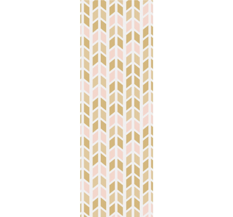 Estor enrollable moderno con patrones simbólicos coloridos - TenVinilo