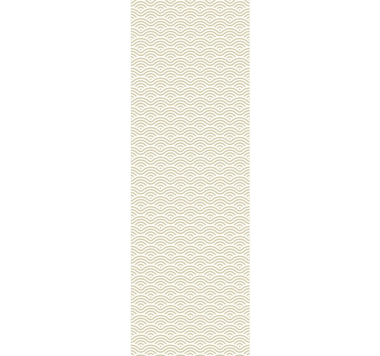 Estor enrollable moderno olas simples y tranquilas - TenVinilo