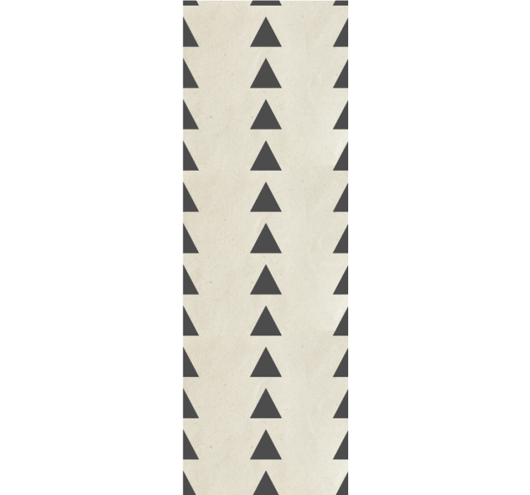 Estor enrollable moderno triángulos gris oscuro desgastados - TenVinilo