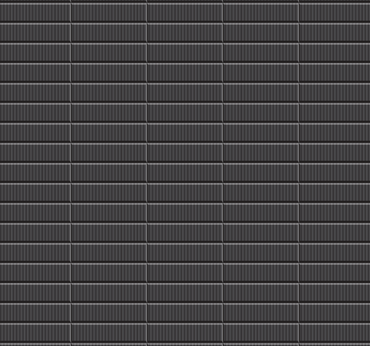 Estor enrollable baño azulejos negros 3d - TenVinilo