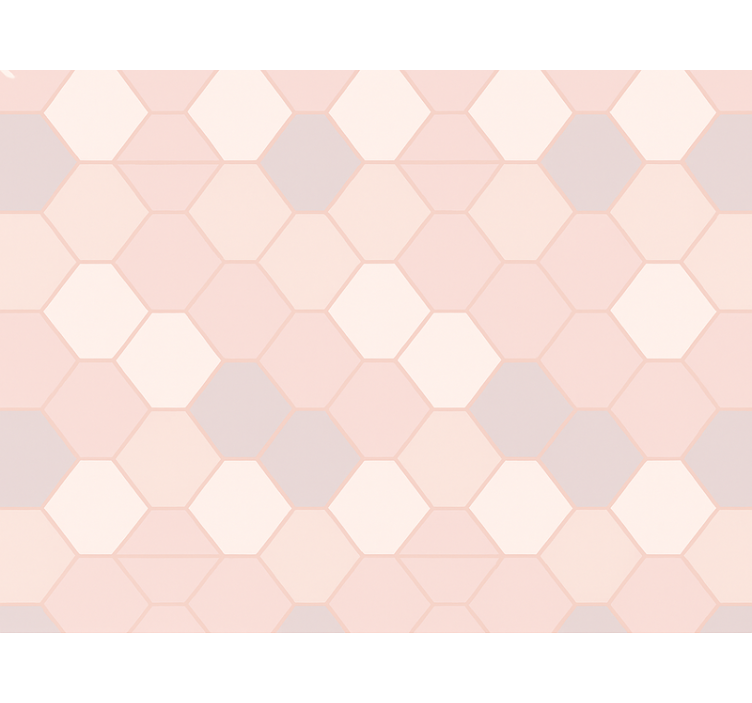 Estor enrollable rosa figuras abstractas modernas - TenVinilo