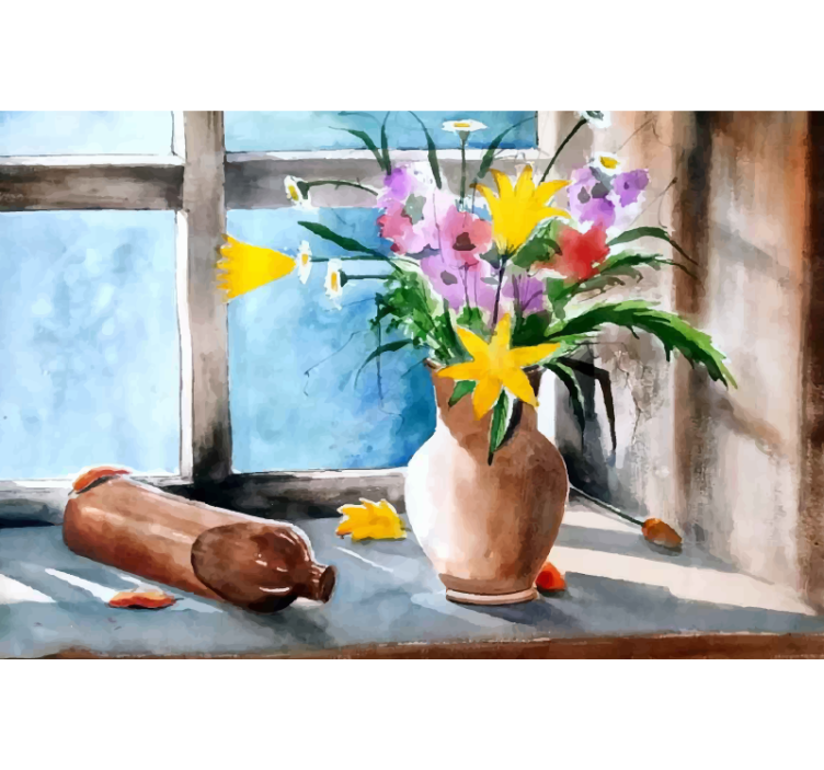 Estor enrollable cocina vintage plantas - TenVinilo