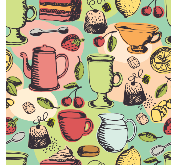 Estor enrollable cocina alimentos cocina - TenVinilo