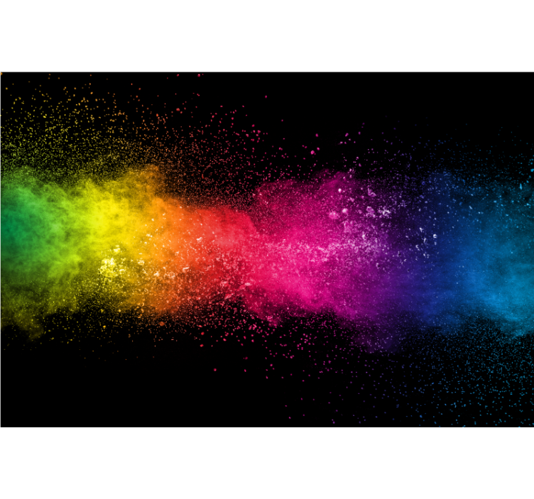 Estor enrollable salón salpicadura multicolor - TenVinilo