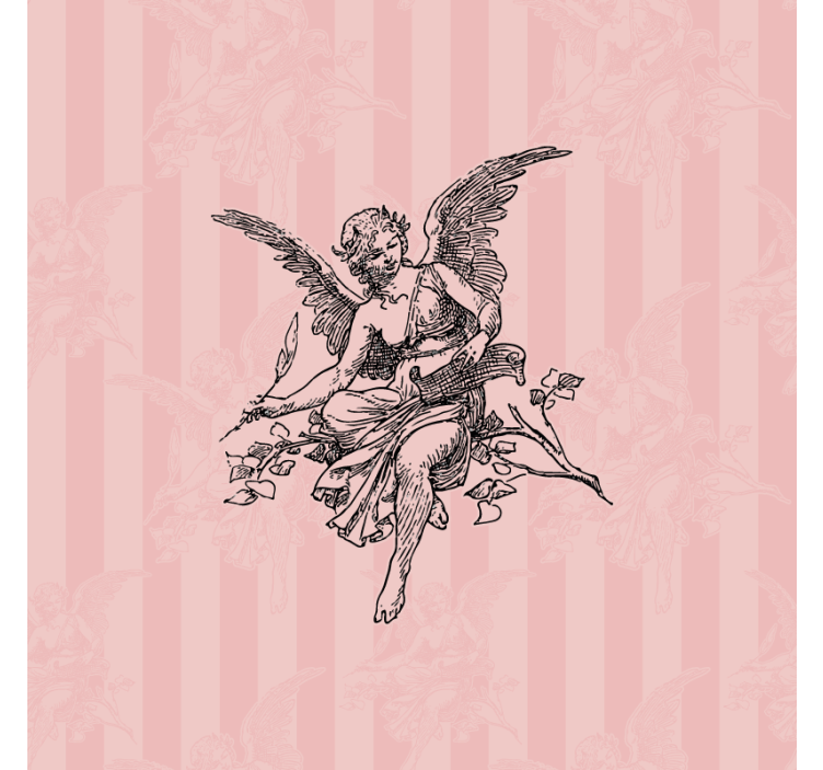 Estor enrollable salón diseño artístico toile de jouy - TenVinilo