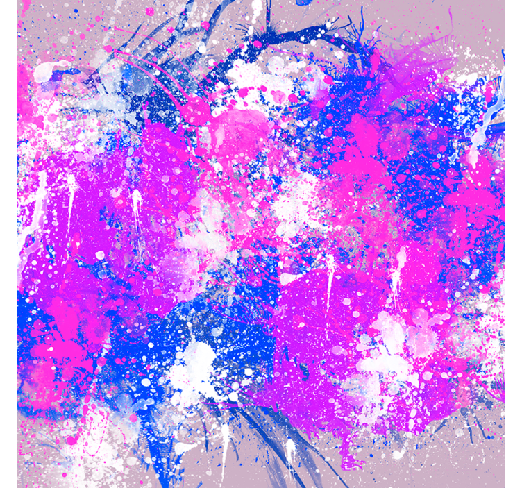 Estor enrollable salón salpicaduras de arte abstracto - TenVinilo