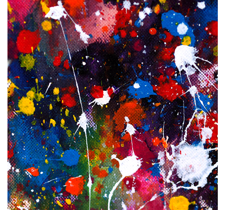 Estor enrollable salón pintura acrílica - TenVinilo