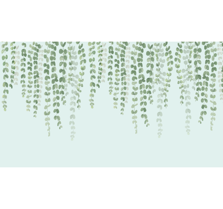 Estor enrollable salón plantas elegantes colgantes - TenVinilo