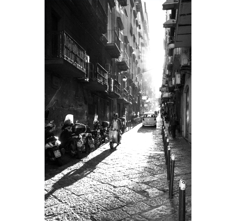 Estor enrollable salón napoli vintage - TenVinilo