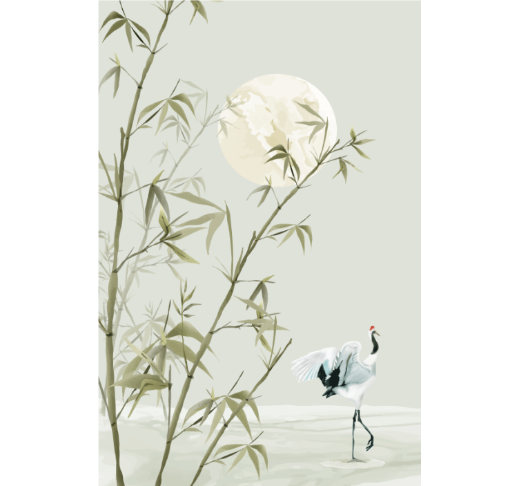 Estor enrollable salón arte de bambú - TenVinilo