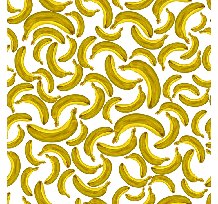 Estor enrollable amarillo diseño de plátano - TenVinilo
