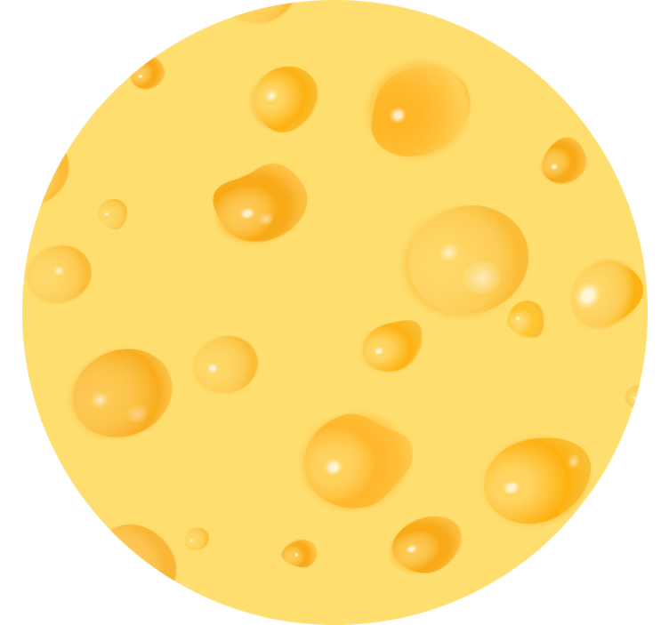 Estor enrollable amarillo queso suizo - TenVinilo