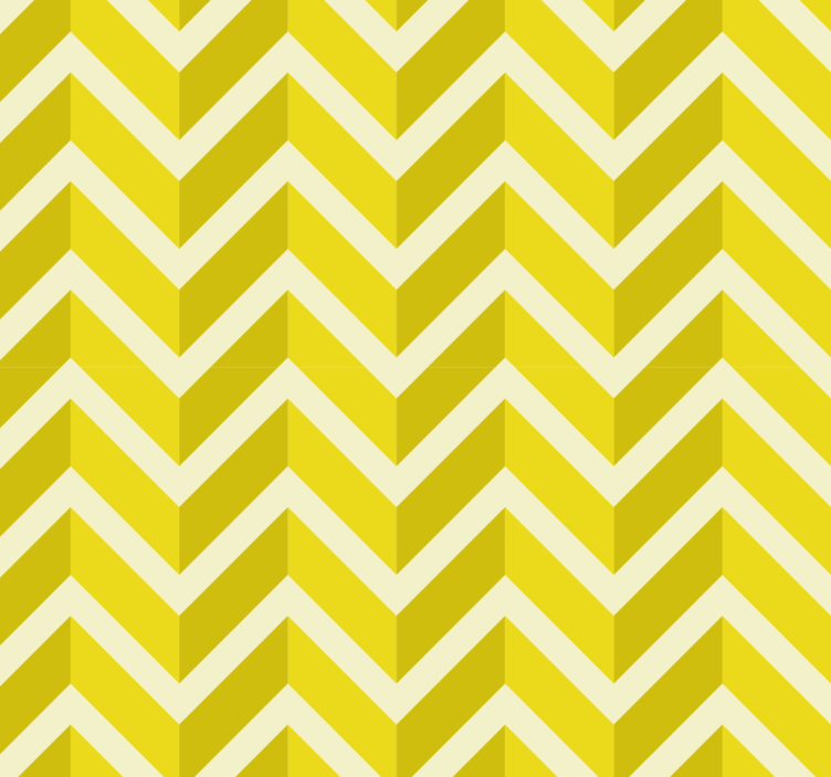 Estor enrollable amarillo diseño de flechas geométricas - TenVinilo