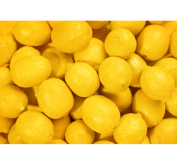 Estor enrollable amarillo limones - TenVinilo