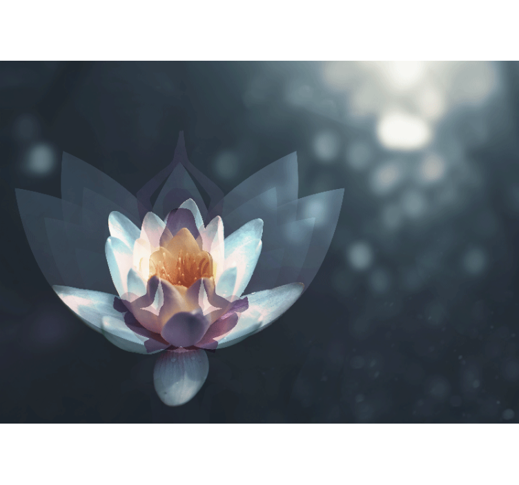 Estor enrollable salón fondo de meditación relajante - TenVinilo