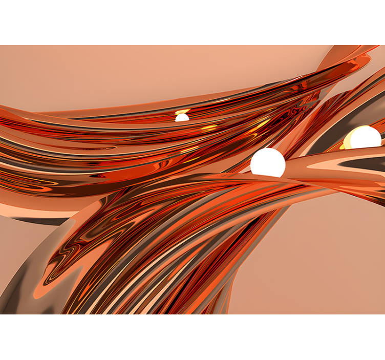 Estor enrollable salón patrón elegante de cuencos - TenVinilo