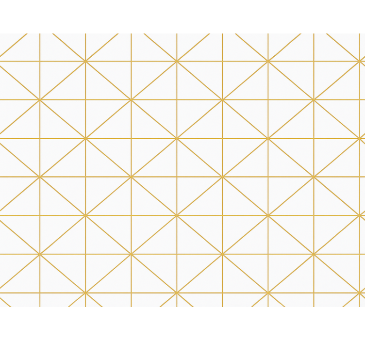 Estor enrollable moderno geometría dorada - TenVinilo