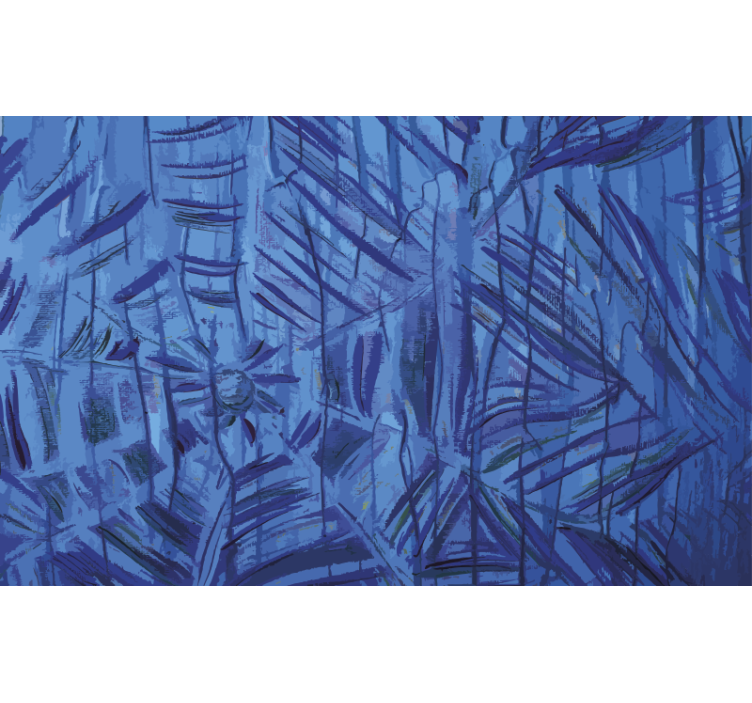 Estor enrollable azul telaraña de tinta azul - TenVinilo