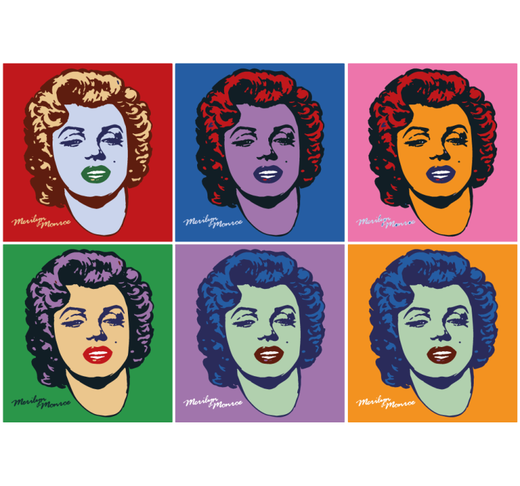 Estor enrollable salón pop art marilyn monroe - TenVinilo