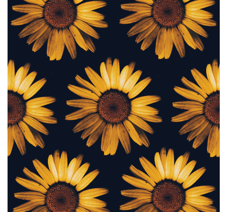 Estor enrollable salón girasol amarillo - TenVinilo