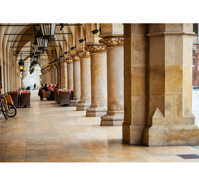 Estor enrollable salón café en cracovia - TenVinilo