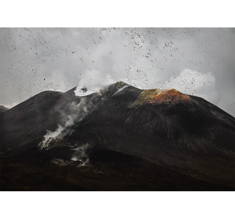 Estor enrollable salón paisaje etéreo del etna - TenVinilo