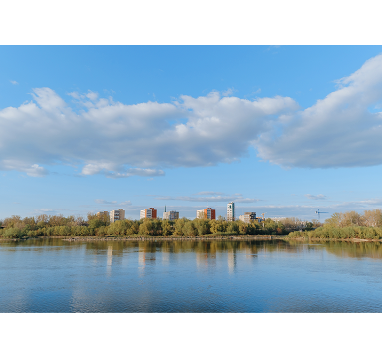 Estor enrollable salón varsovia junto al río vístula - TenVinilo