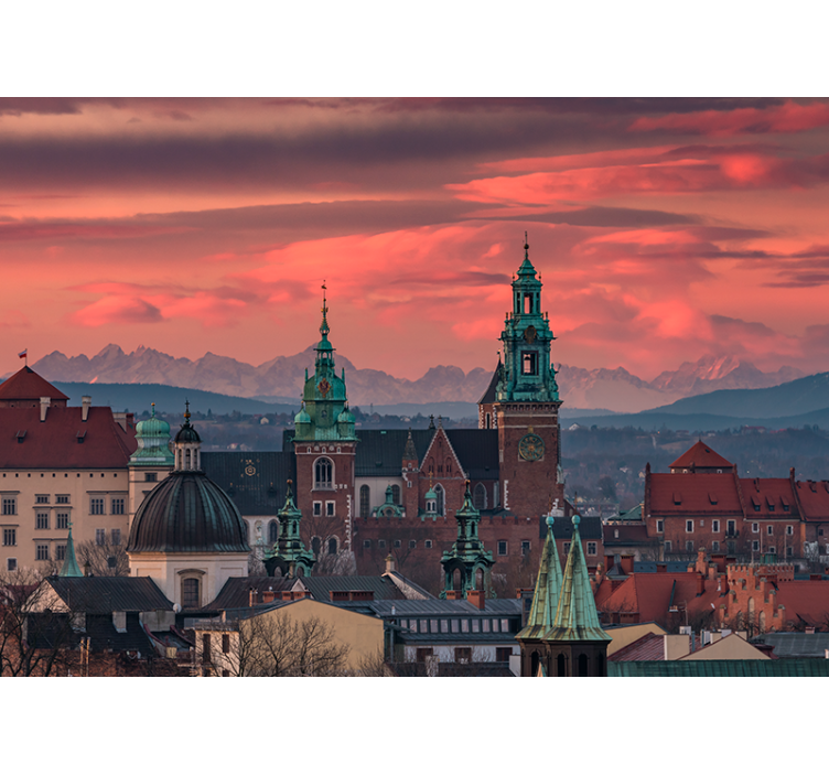 Estor enrollable salón cracovia con vista a los tatras - TenVinilo