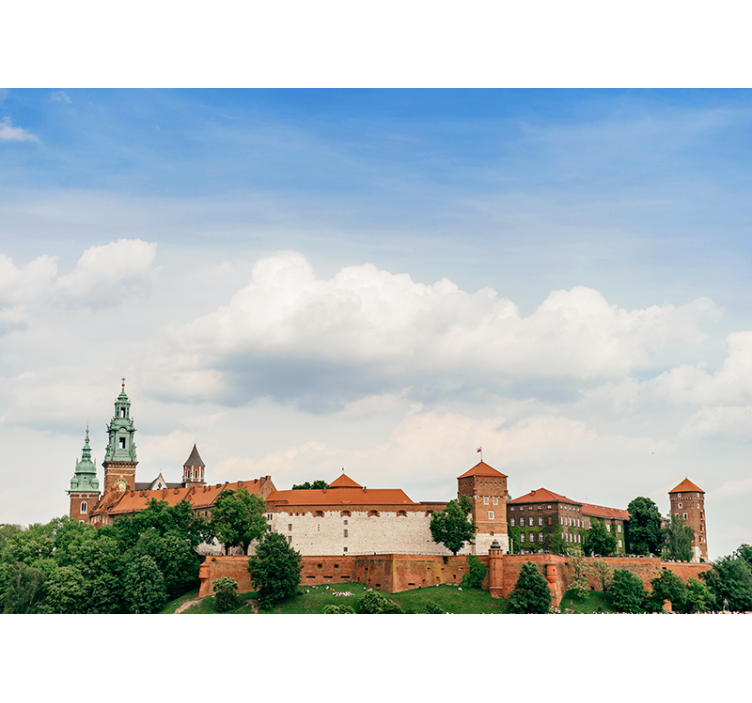 Estor enrollable salón castillo real en cracovia - TenVinilo