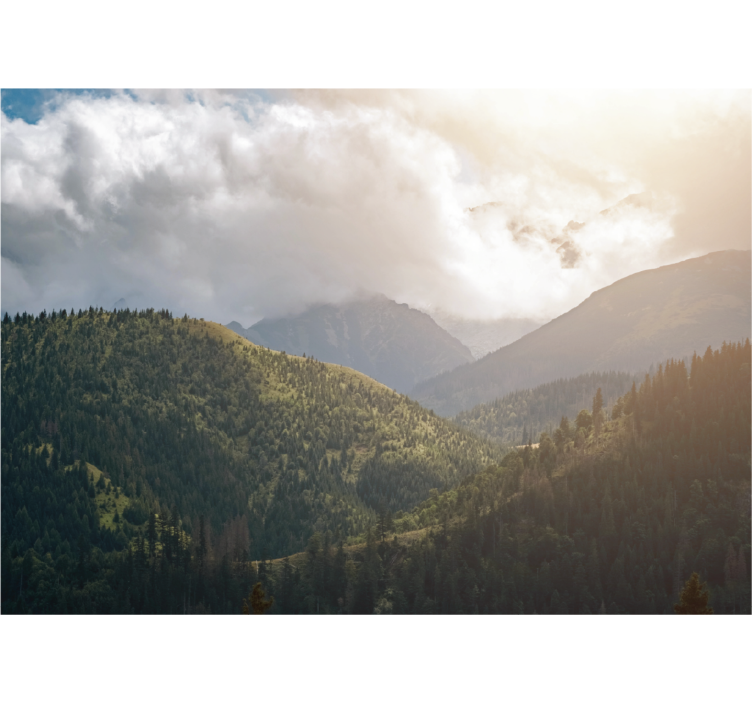Estor enrollable salón parque nacional de los tatras - TenVinilo
