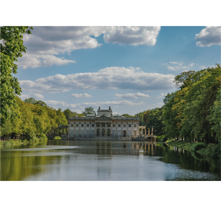Estor enrollable salón parque Łazienki en varsovia - TenVinilo