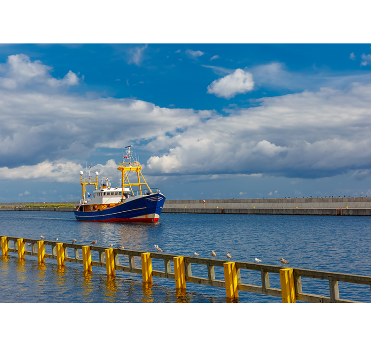 Estor enrollable salón barco gdynia - TenVinilo