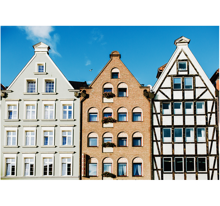 Estor enrollable salón casas de jengibre en gdańsk - TenVinilo