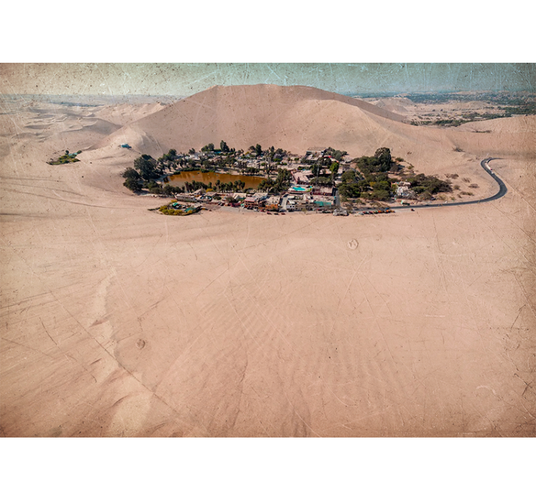 Estor enrollable salón arena huacachina - TenVinilo