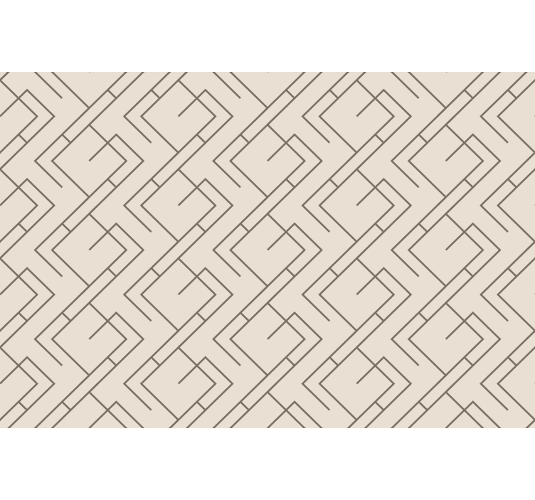 Estor enrollable salón diseño estilo mid-century - TenVinilo