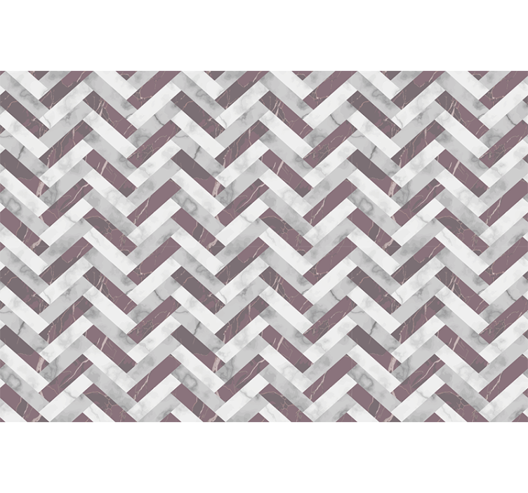 Estor enrollable salón patrón de estilo mid-century - TenVinilo